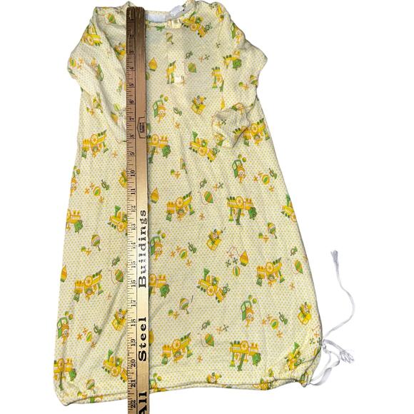 Vintage Carter's Layette Gown Sleepers yellow and green jack in box, train, toy - Picture 4 of 7